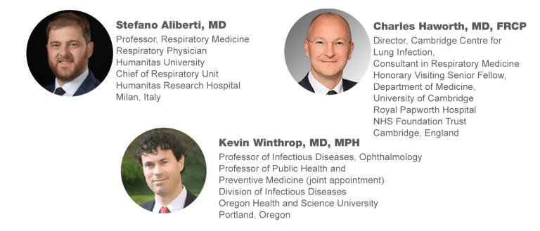 Dr. Haworth, Dr. Aliberti and Dr. Winthrop