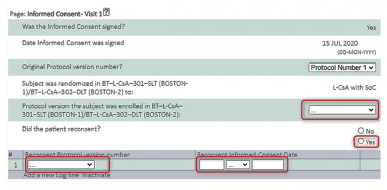 Informed Consent Screen One